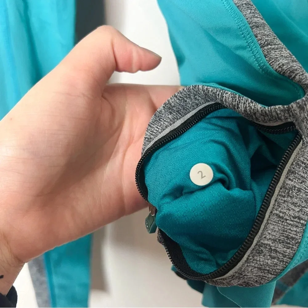 Lululemon Run For Your Life Blue Hoodie Pullover